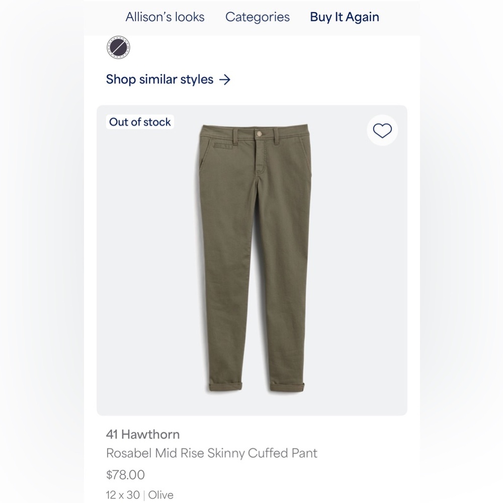 Market & Spruce Taupe Casual Pants